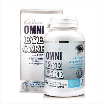 Codeco OMNI Eye Care Lutein and Zeaxanthin with Eye Vitamins and Minerals 120 Vegetable Capsules